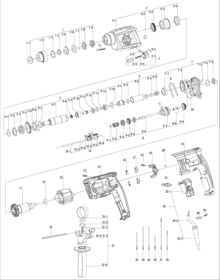 Запчасти Elitech П 240РЭМ (E2205.011.01)