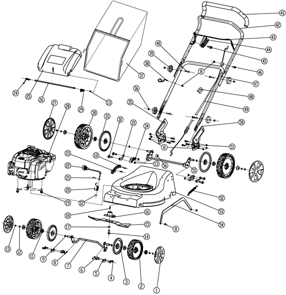 Запчасти Elitech К 4500L