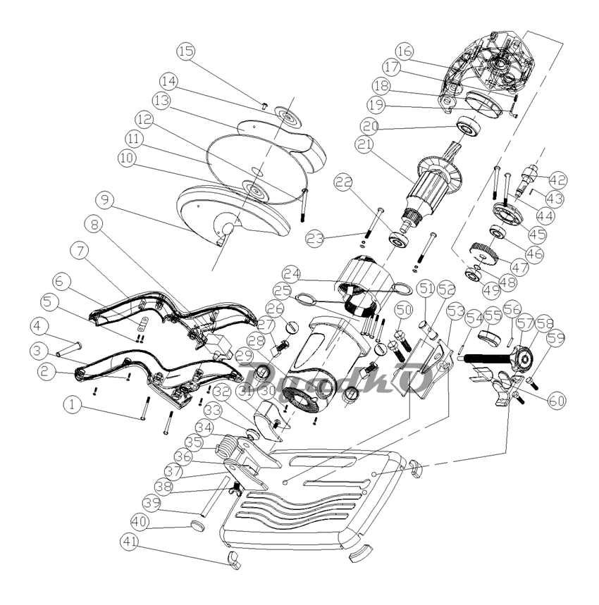 Запчасти Elitech ПМ 1218