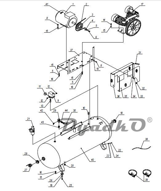 Запчасти, схема и деталировка Elitech КР2090-270-4Т