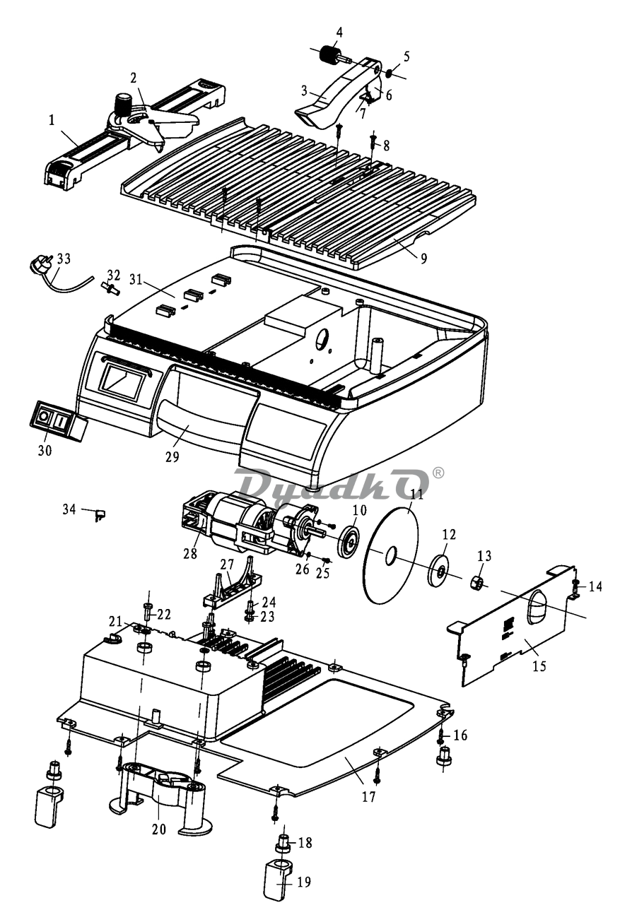 Запчасти Elitech ПЭ 450