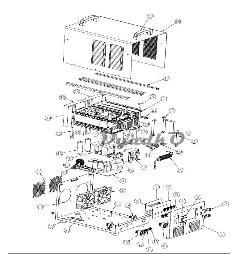 Запчасти Elitech АИС 200ADI AC DC