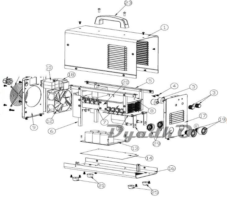Запчасти Elitech АИС 200 CA
