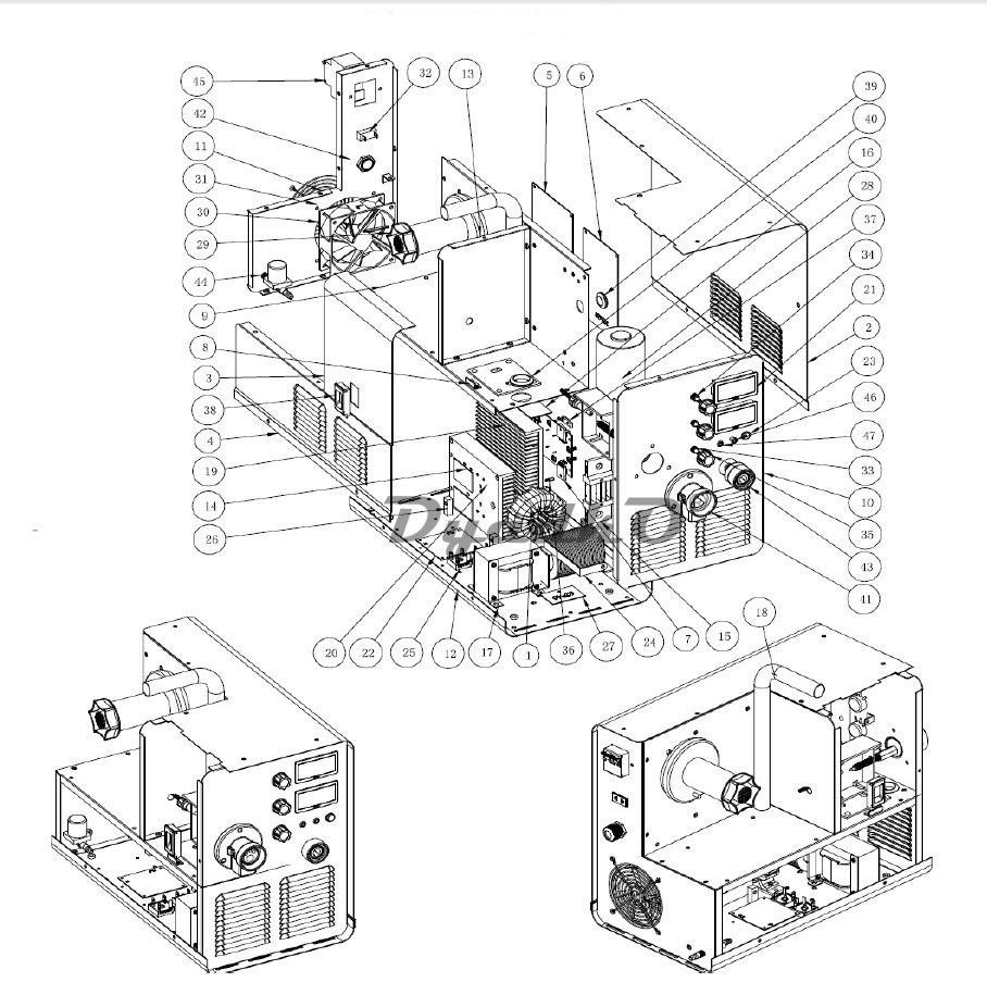 Запчасти Elitech АИС 250ПТ