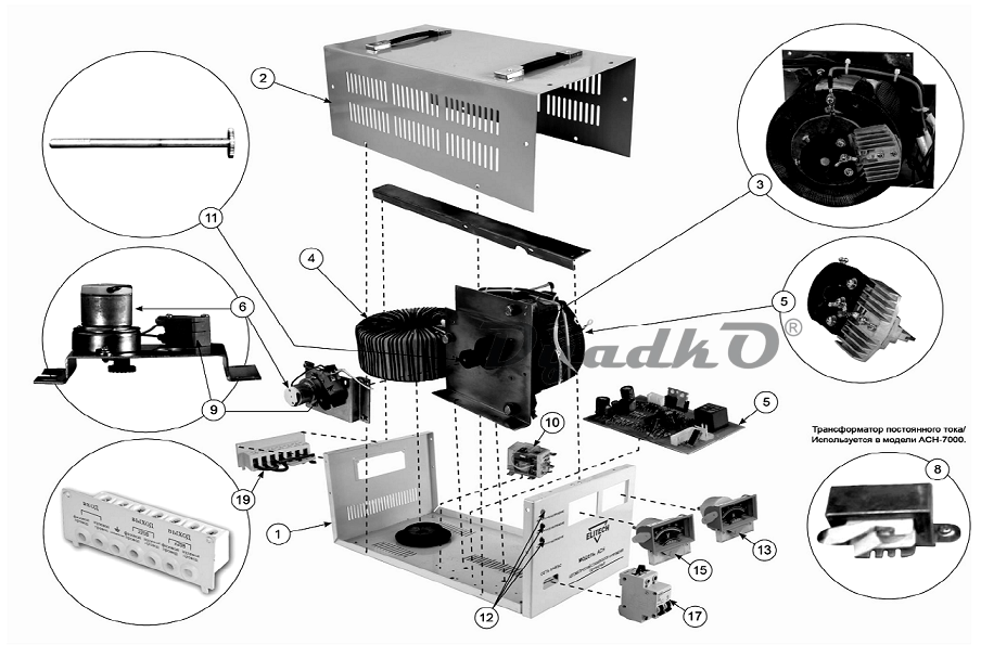 Запчасти Elitech АСН 5000