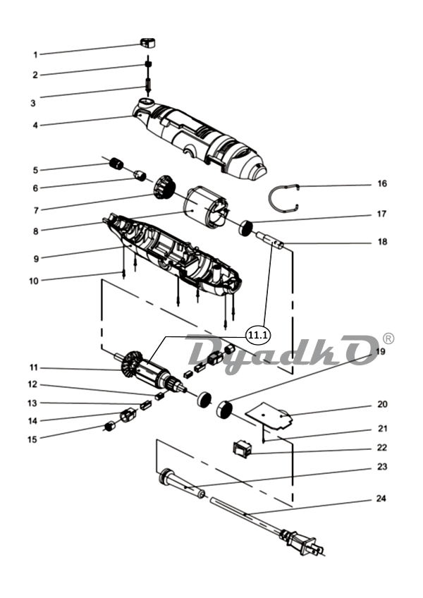 Запчасти Elitech ПМШ-140ЭК