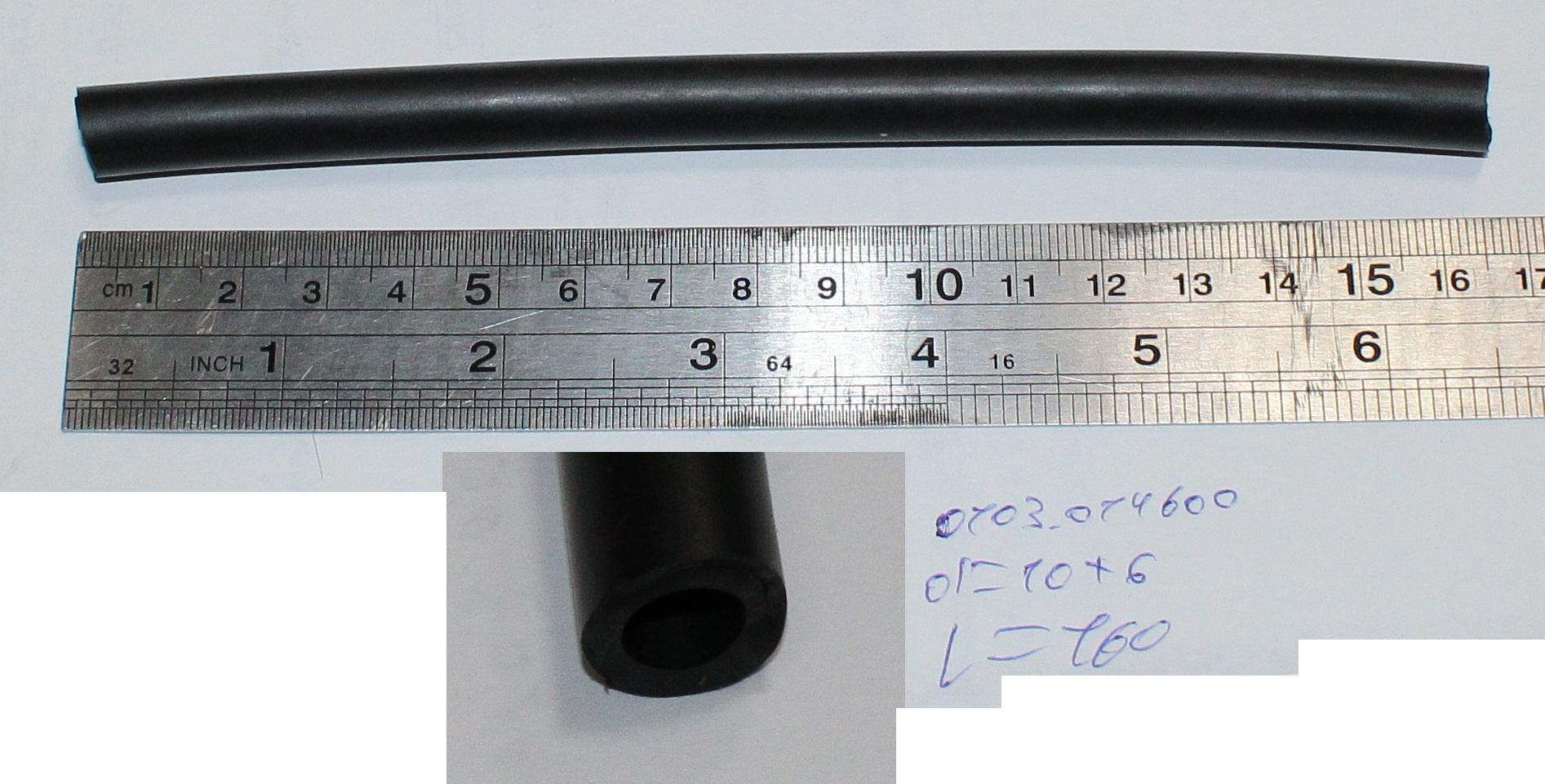 Трубка вентиляционная d7×D11×140 14220-A142-0000 <br>(Артикул: 0103.014600)