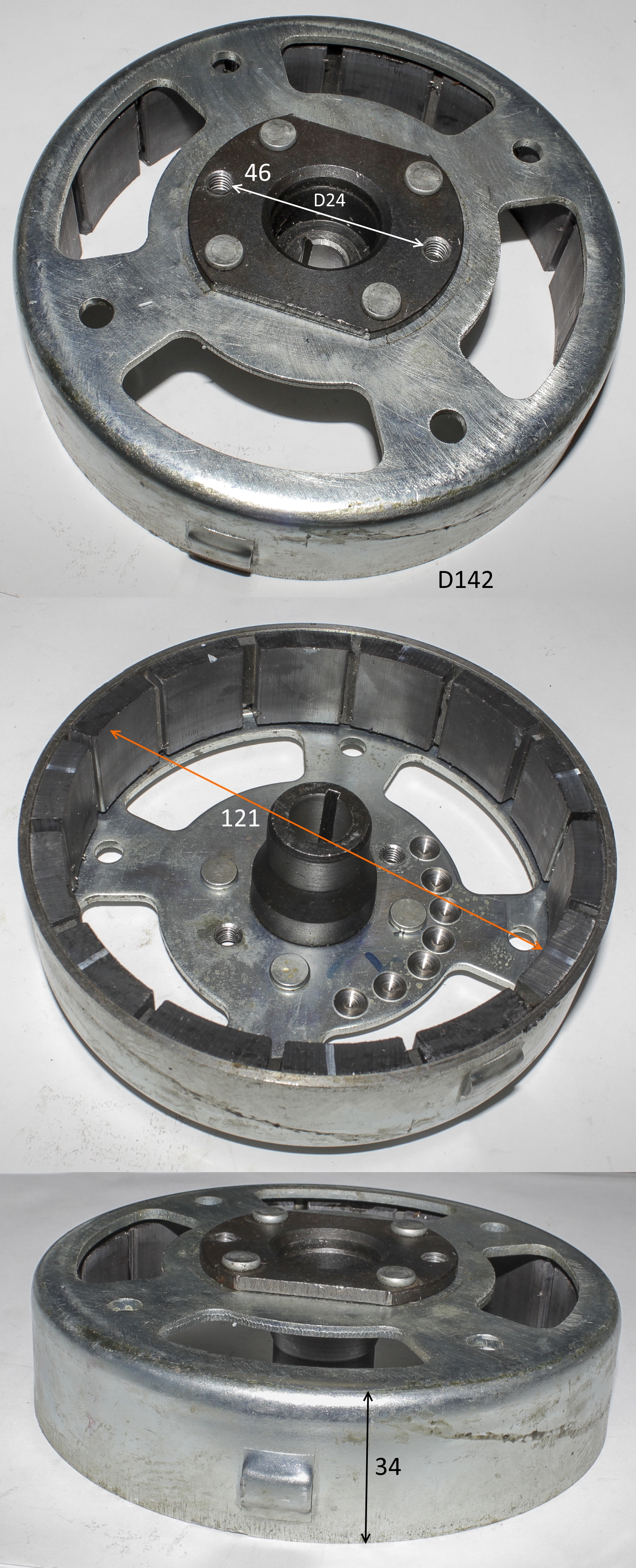 61010; Маховик; <br>(Артикул: 0103.058600)
