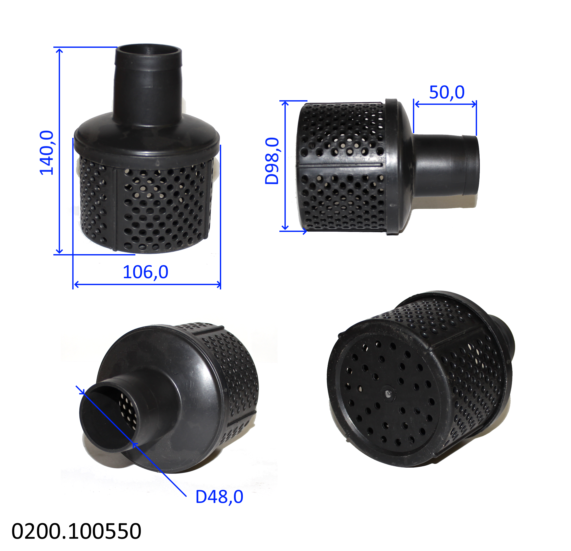 21140007 Фильтр <br>(Артикул: 0200.100550)