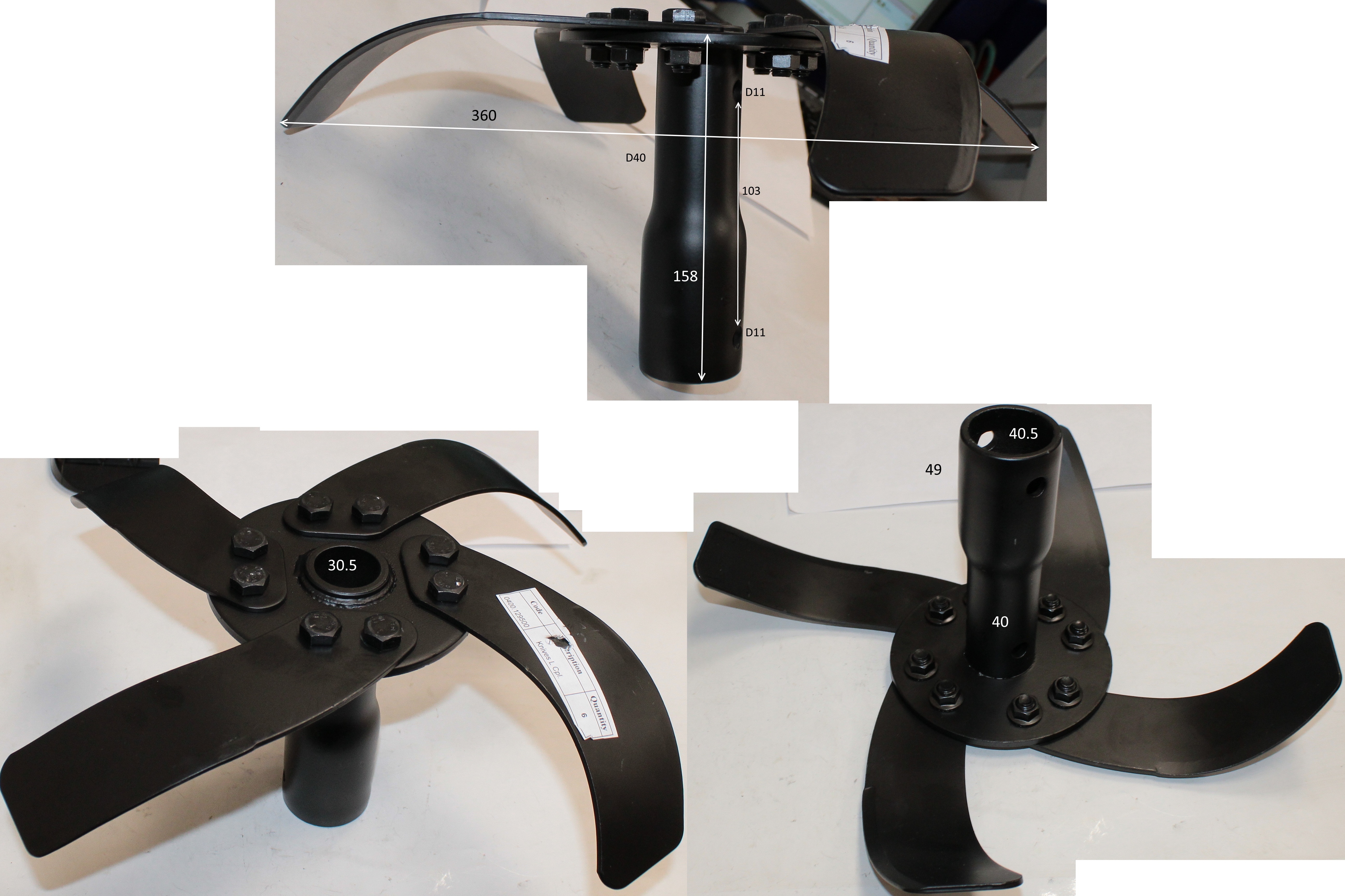 803021 Фреза левая, внешняя <br>(Артикул: 0400.129500)