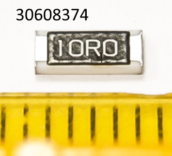 30608374 resistor 3/4W-10Ω-1% 2010 <br>(Артикул: 0600.116600)