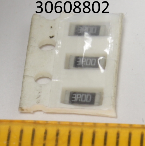 30608802 resister 1/4W-3Ω-1% 1206 <br>(Артикул: 0600.116800)