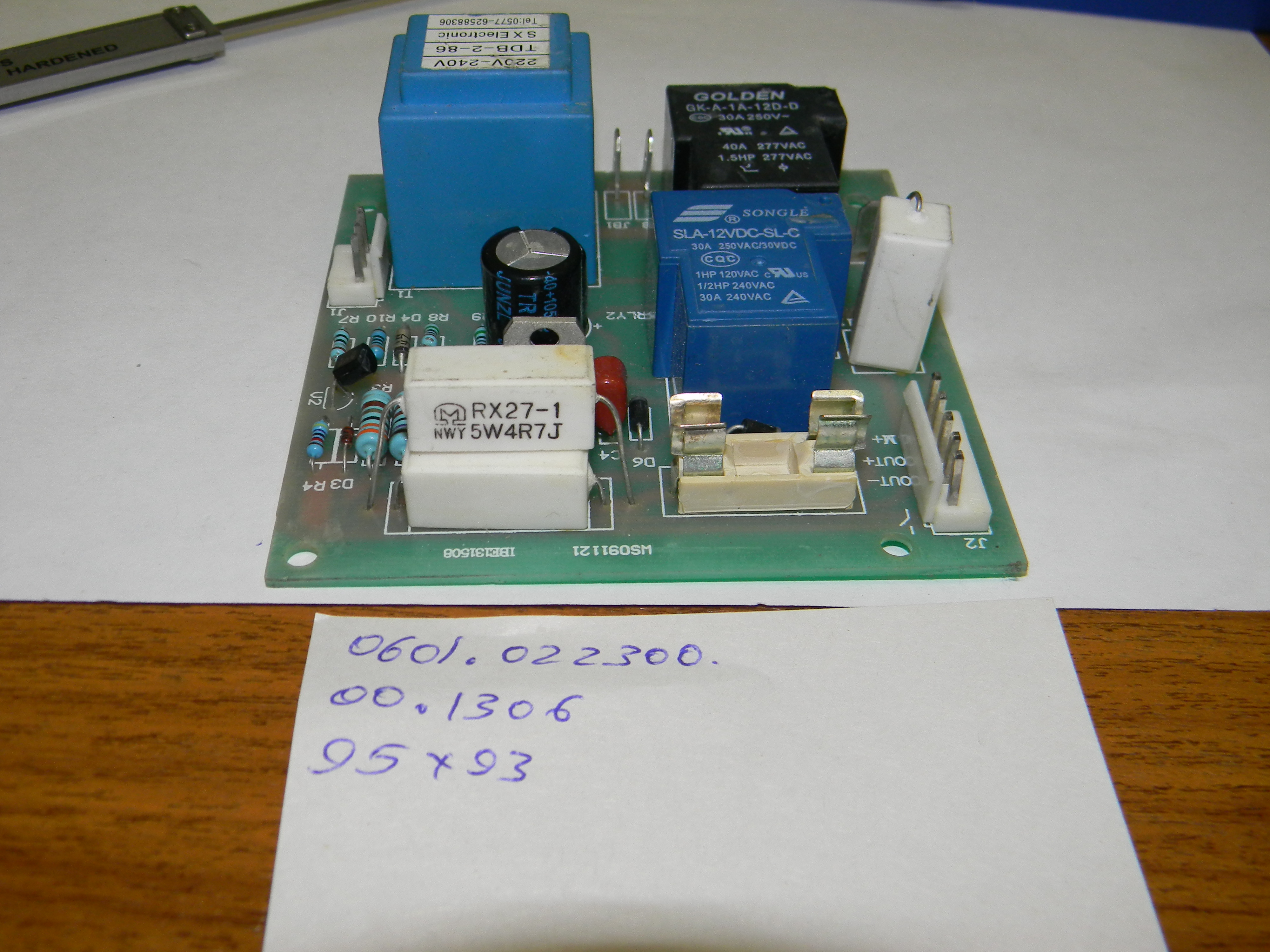 Плата IBE131508 контроля скорости подачи проволоки <br>(Артикул: 0601.022300)