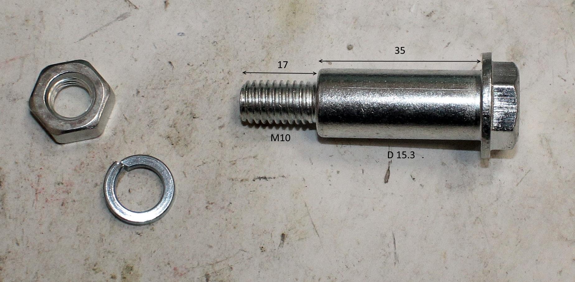 Ось колеса Ml0-15x34-56 <br>(Артикул: 0701.026600)