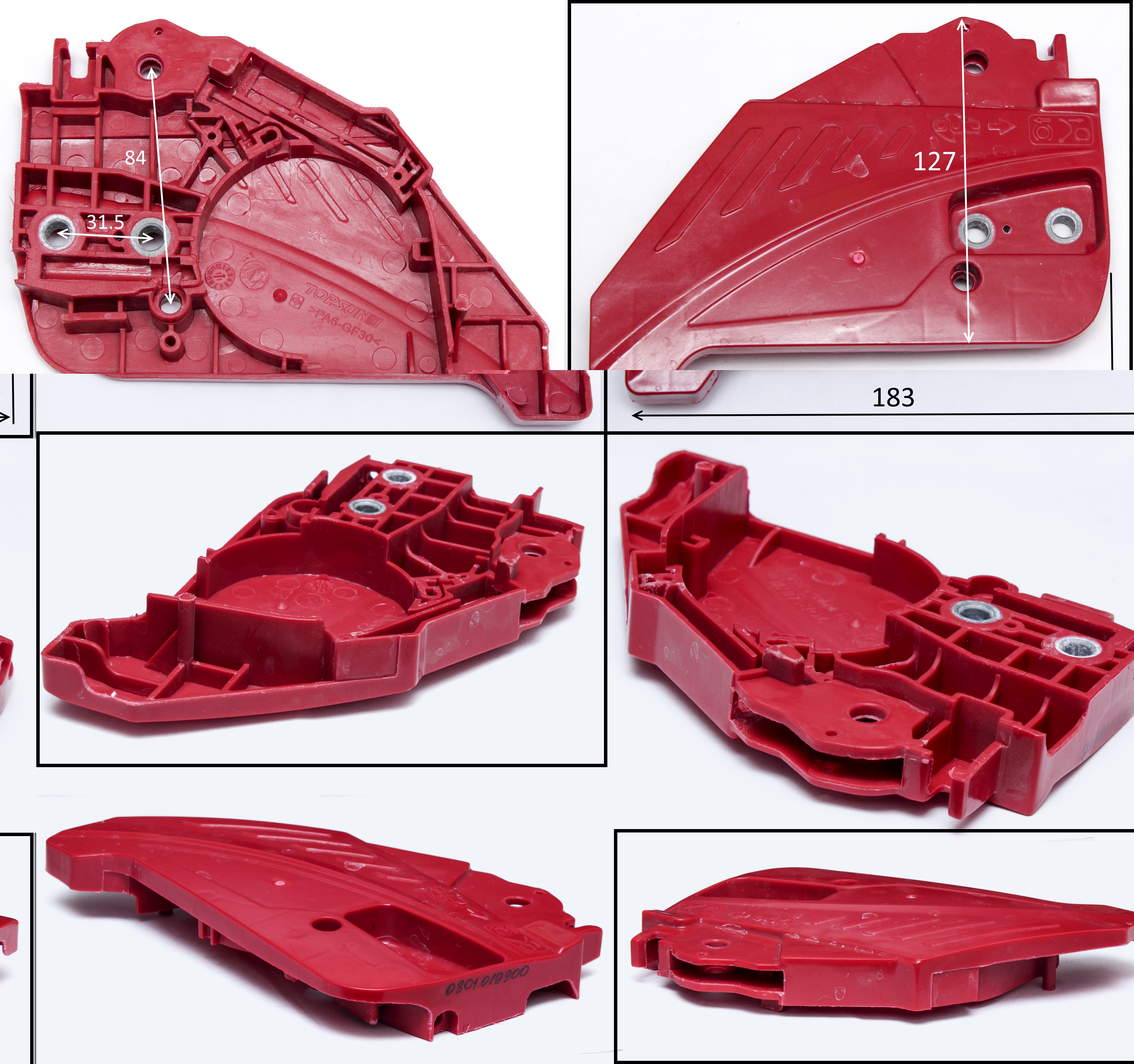 YS3816-E012 Крышка брекера <br>(Артикул: 0801.019900)