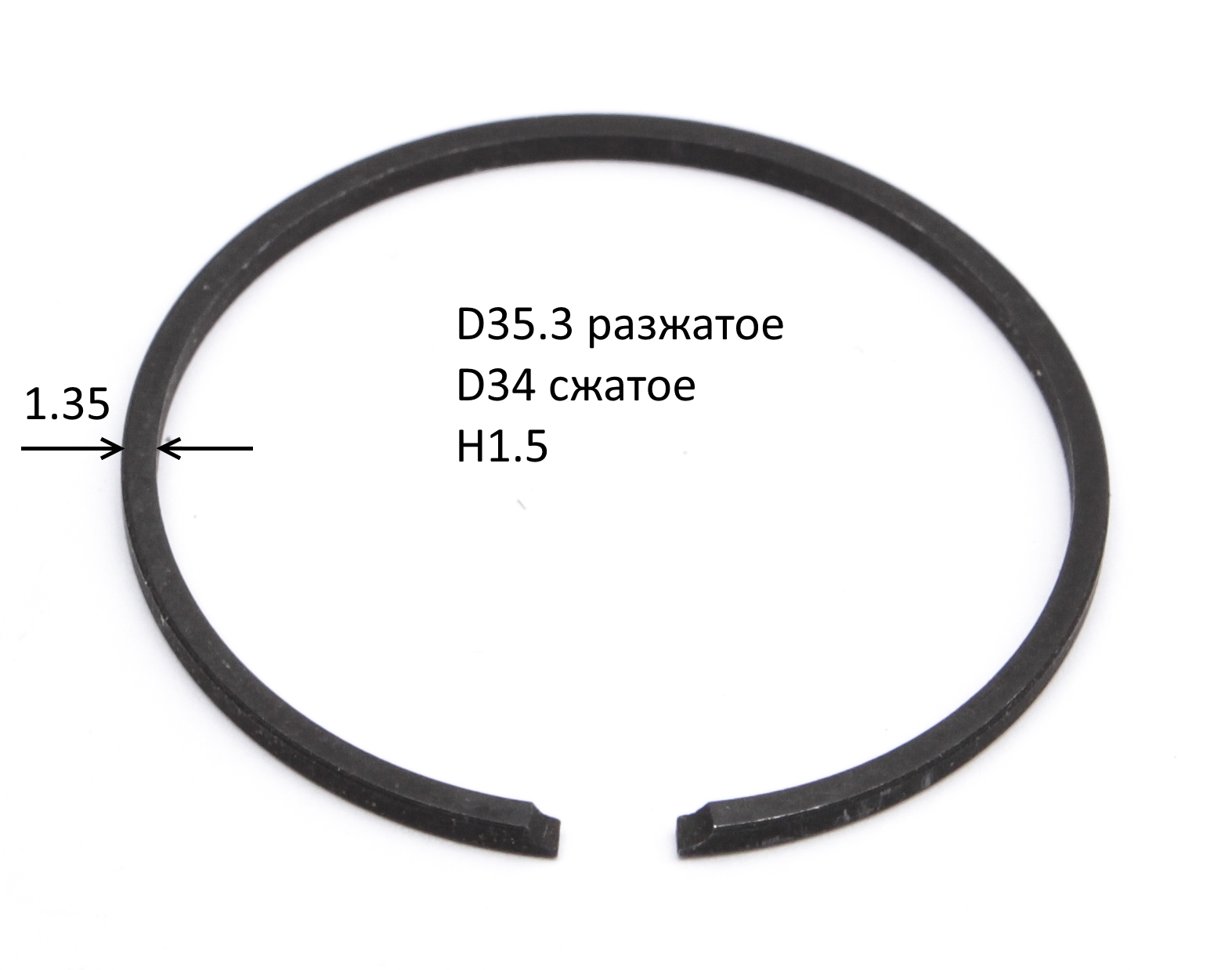 YS2512-0015 Кольцо поршневое <br>(Артикул: 0801.055650)
