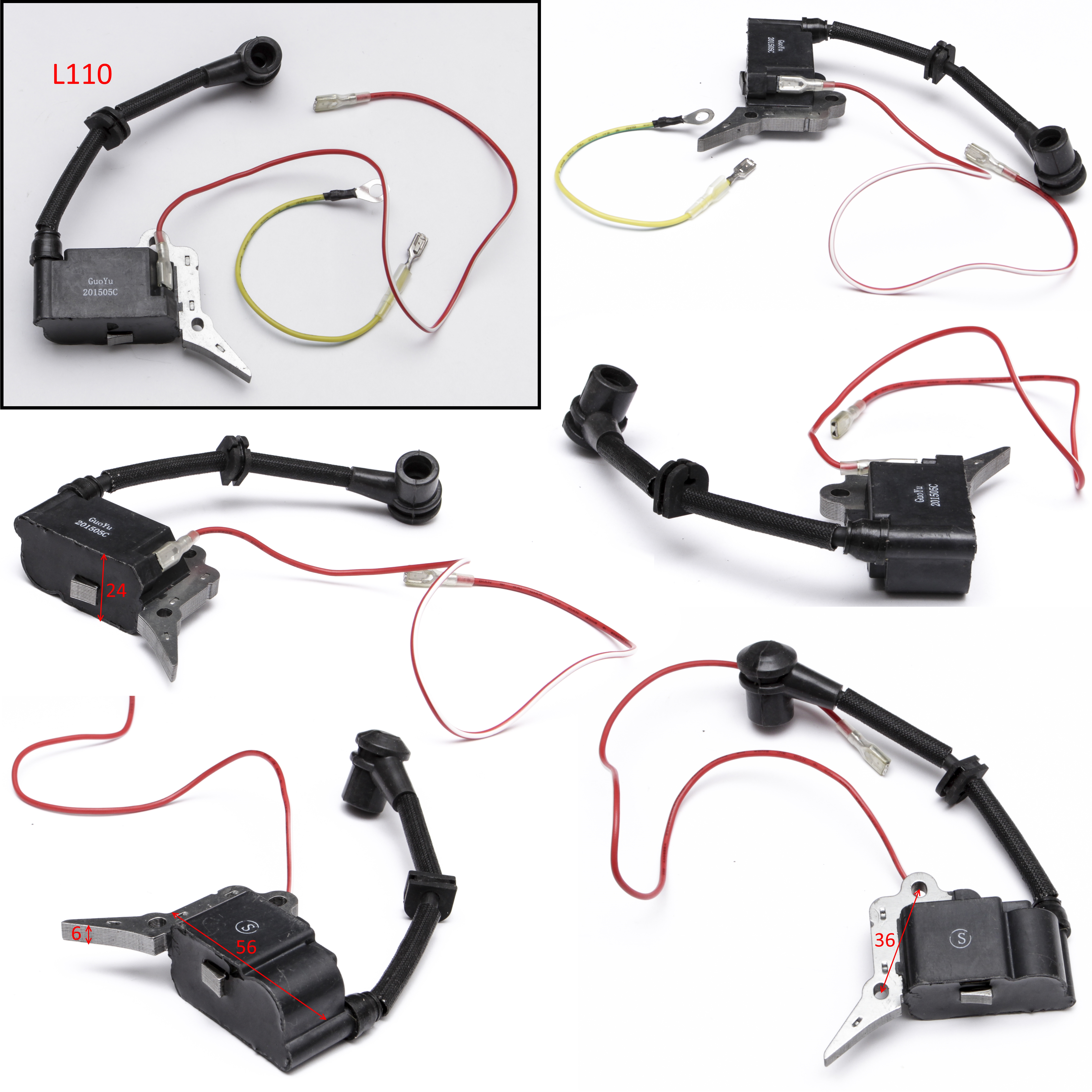 YS2512-0018 Катушка зажигания <br>(Артикул: 0801.055750)