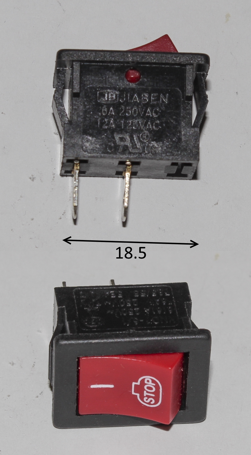 Выключатель зажигания KND1-6/1 250V/6A <br>(Артикул: 0802.074800)