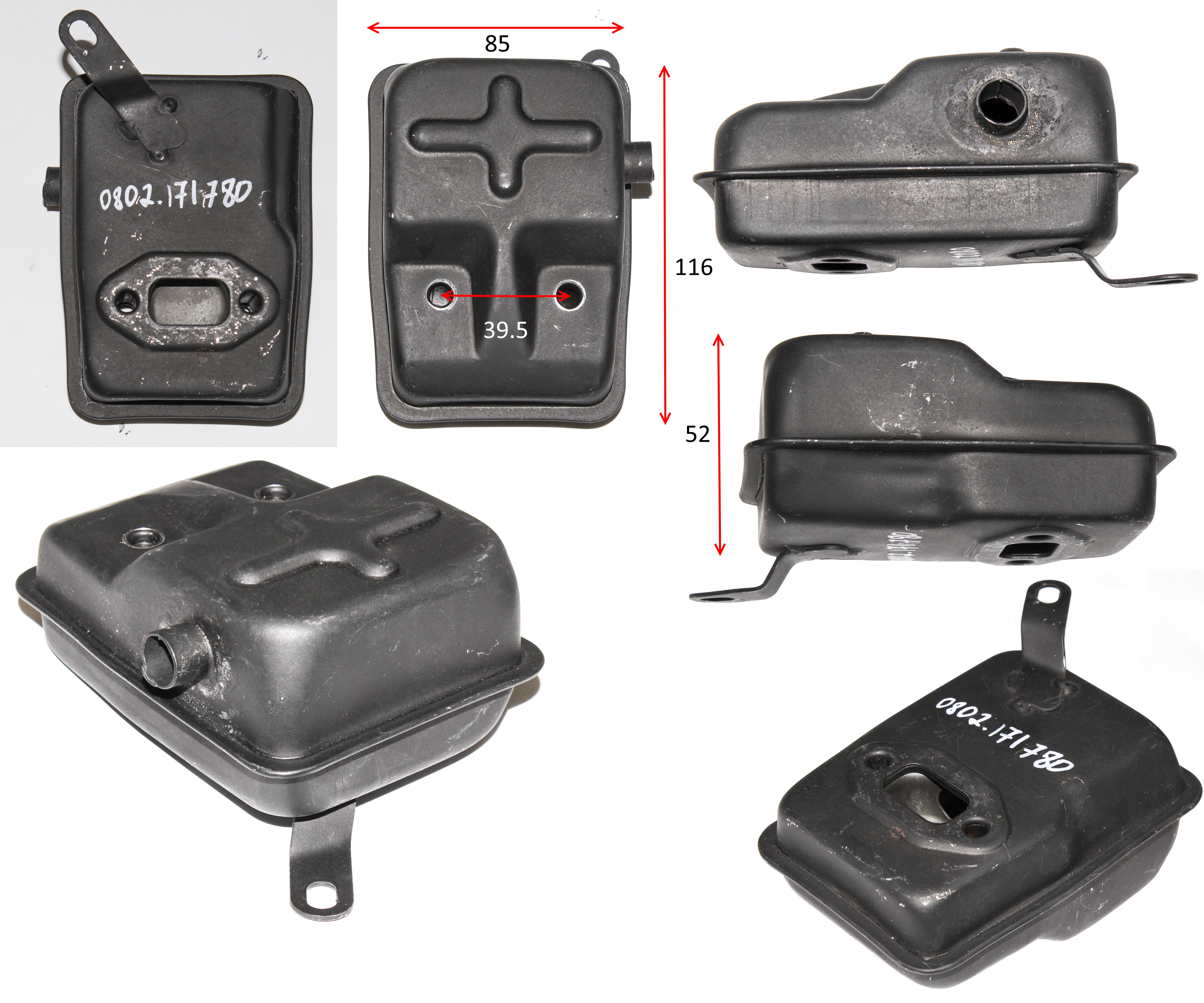 335008-E46; Глушитель; <br>(Артикул: 0802.171780)