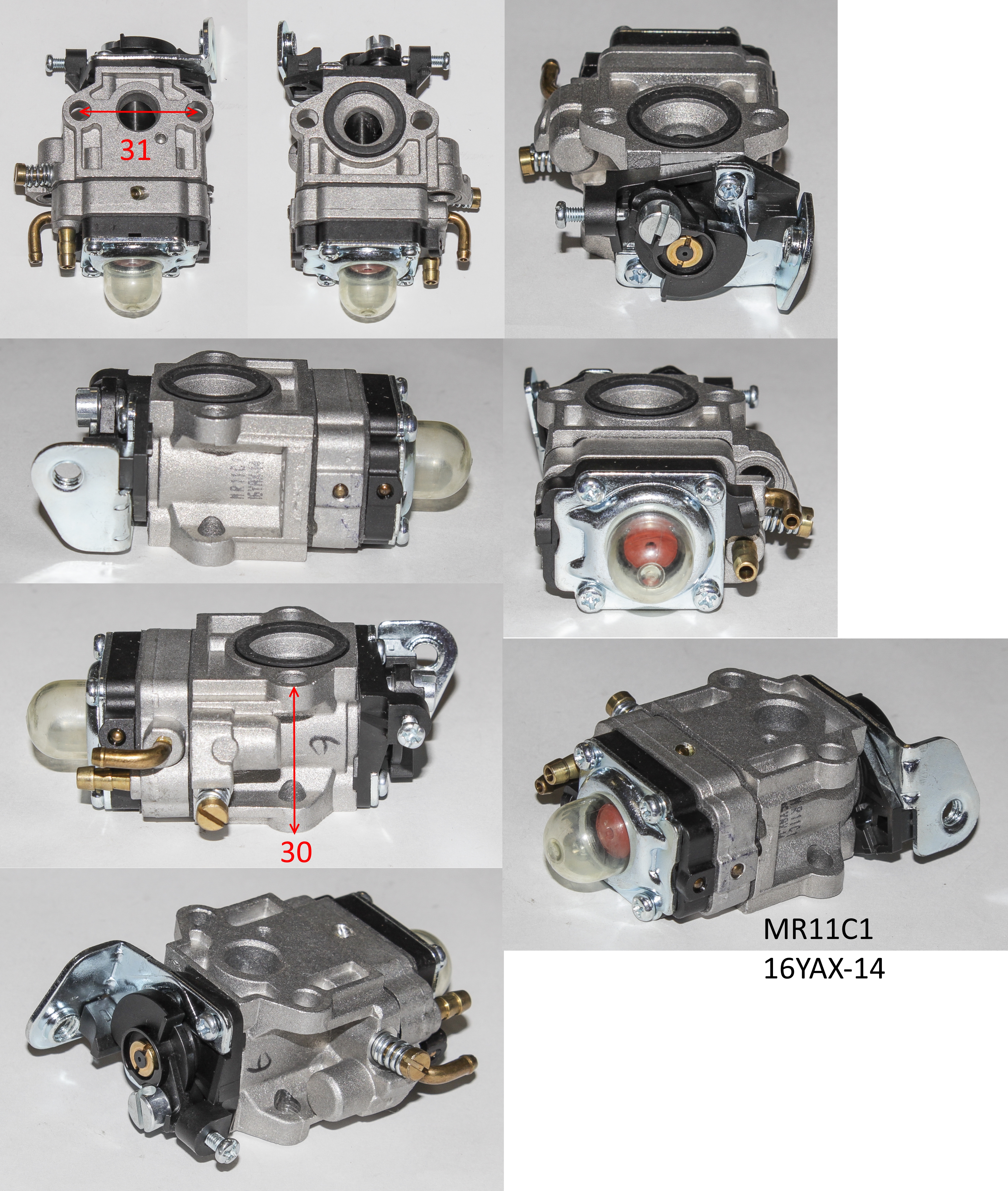 LH-BC330-ENGINE-35 Карбюратор D10.5 SHF252270 RUIING [MR11C1.HLHIC] хол.х.1-отв. <br>(Артикул: 0802.173700)