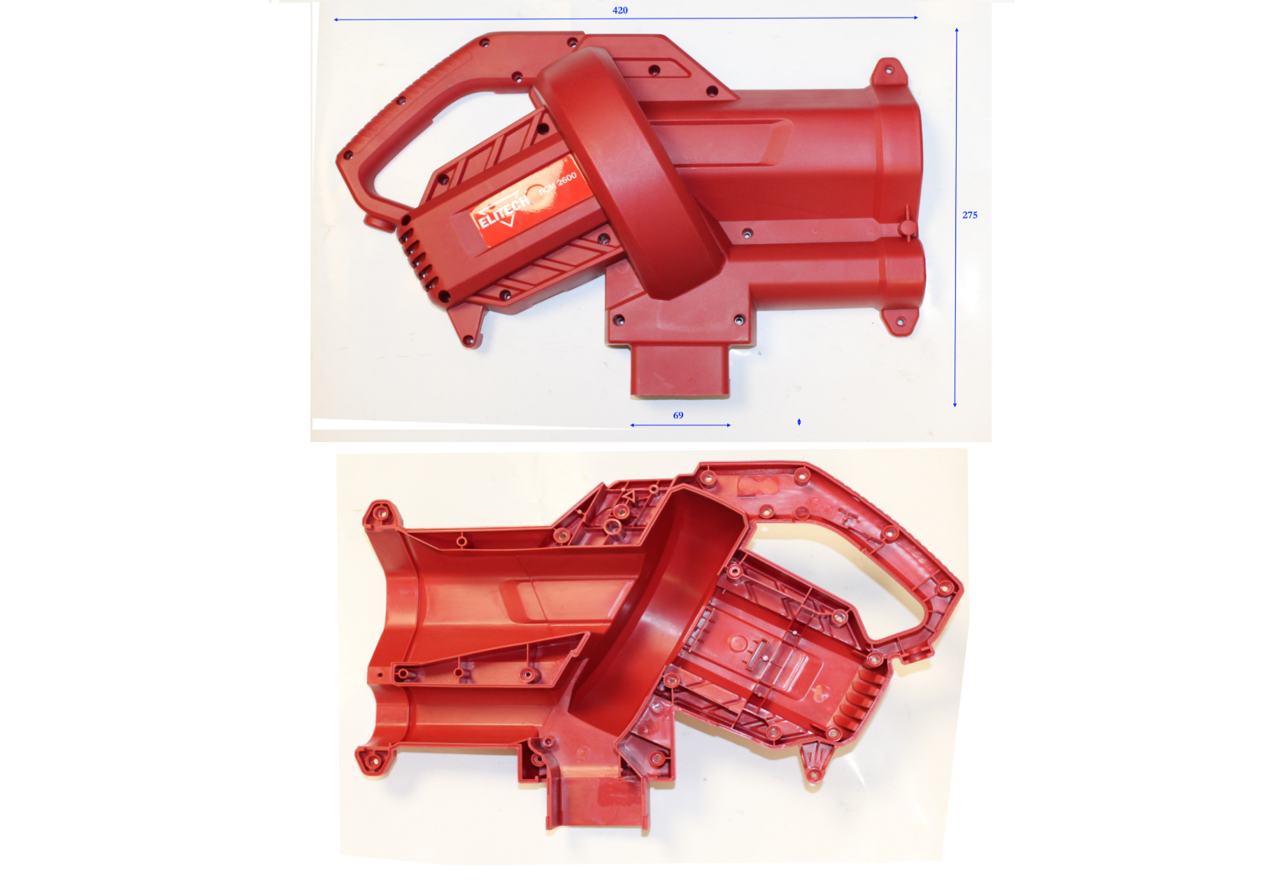 PR8006-620102Re; Корпус правая половина; <br>(Артикул: 0807.016400)