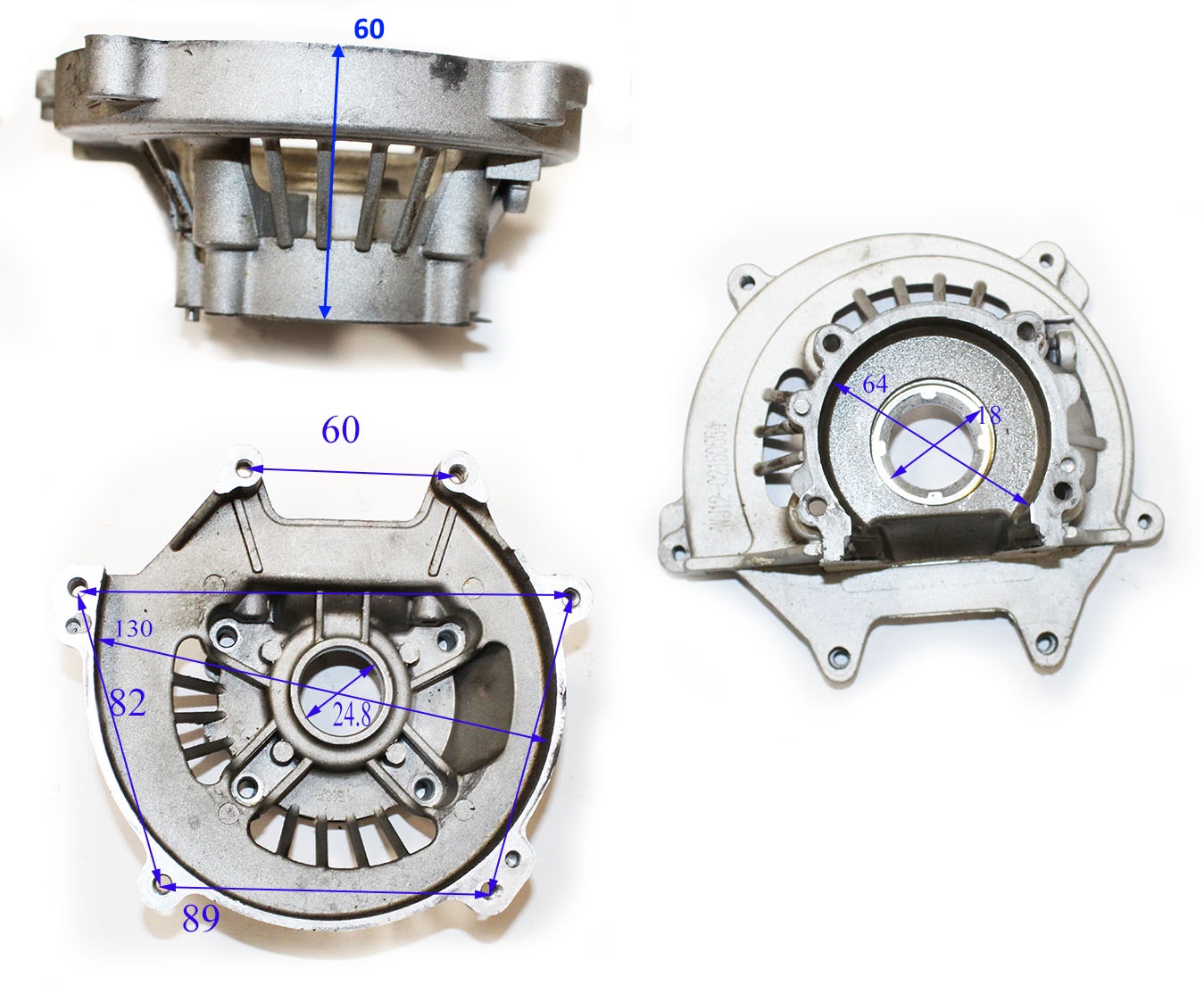 Картер левая часть \\ left crank case, HY-E58006 <br>(Артикул: 0810.010500)