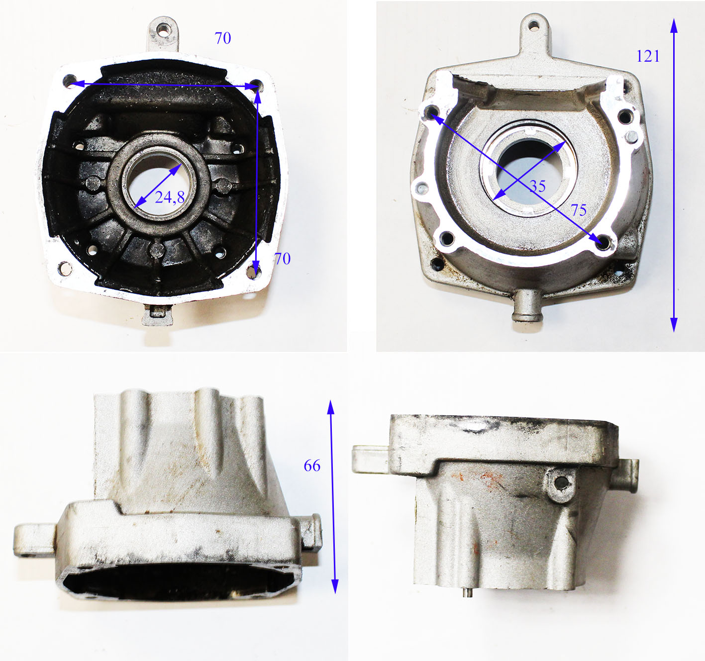 Картер правая часть \\ right crank case, HY-E58024 <br>(Артикул: 0810.012300)