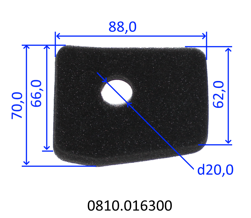 Винт \\ screw, HY-E58064 <br>(Артикул: 0810.016300)