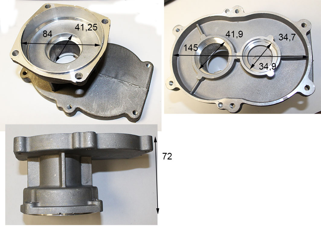 Корпус редуктора (верхняя часть) HY-2013GD44 <br>(Артикул: 0810.026300)