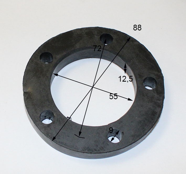 HY-2013GD35; Проставка резиновая; ; <br>(Артикул: 0810.028500)
