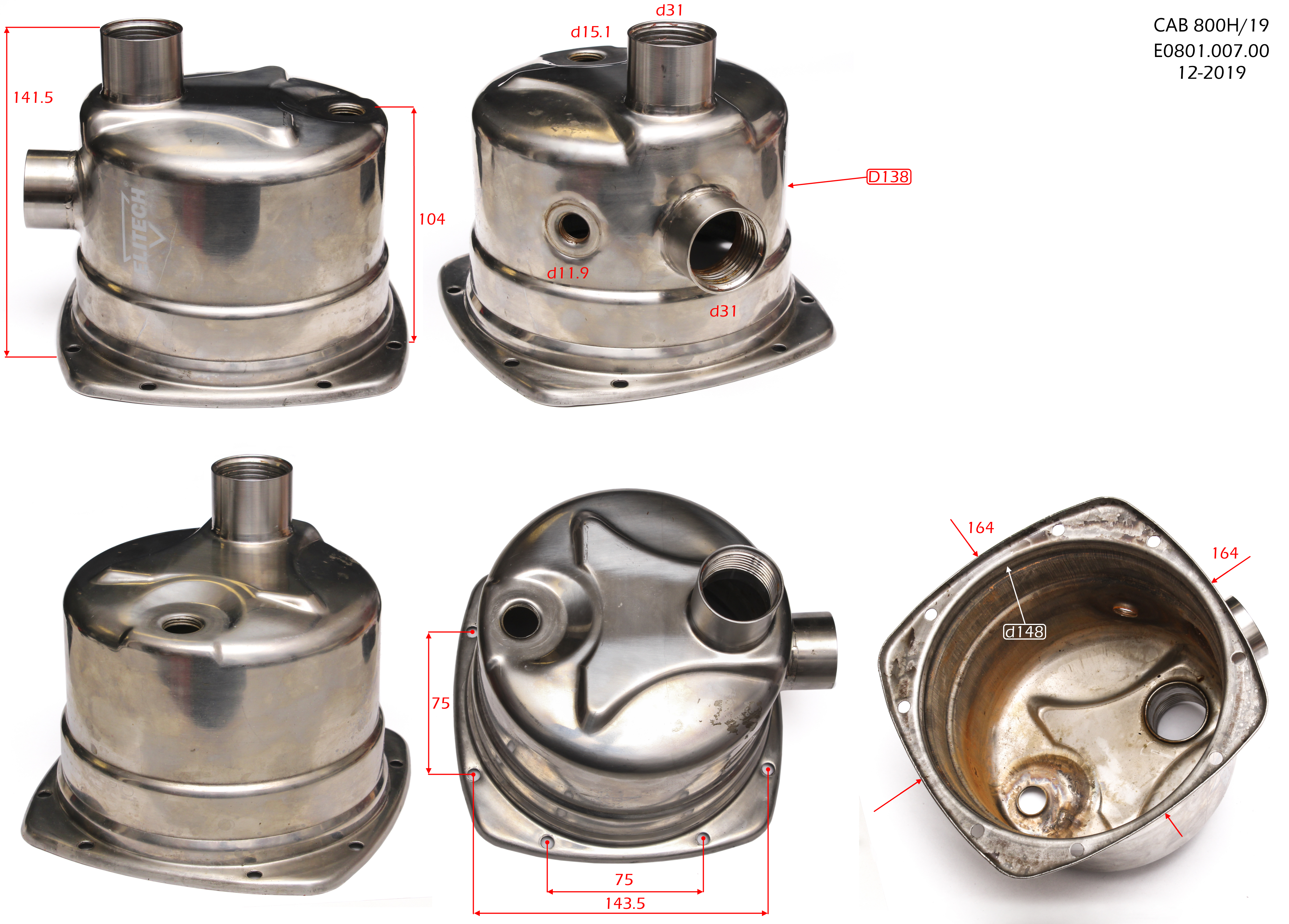 FGP800JBD-19-6; Корпус; <br>(Артикул: 1001.070850)